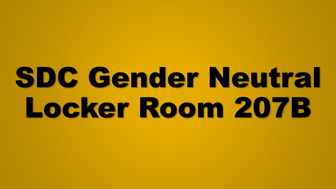 SDC Gender Neutral Locker Room 207B