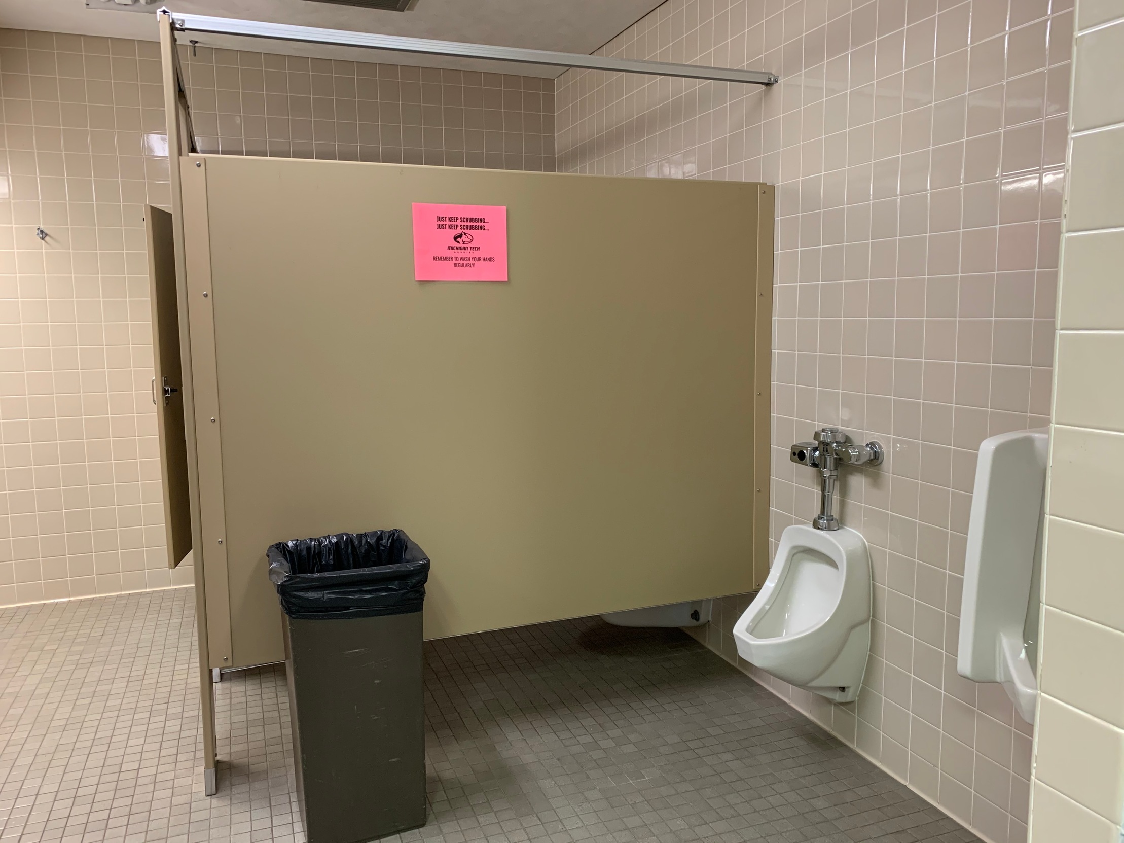 Restroom area, SDC Men's Membership Locker Room 105