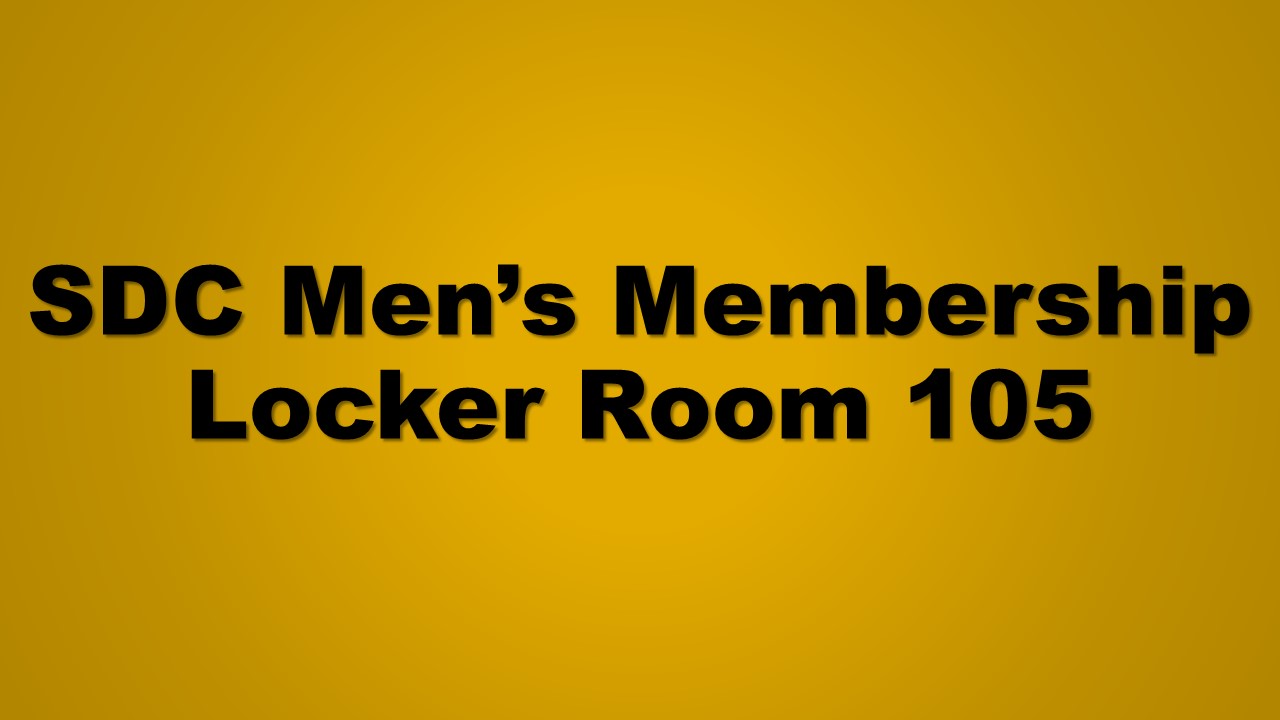 SDC Men's Membership Locker Room 105