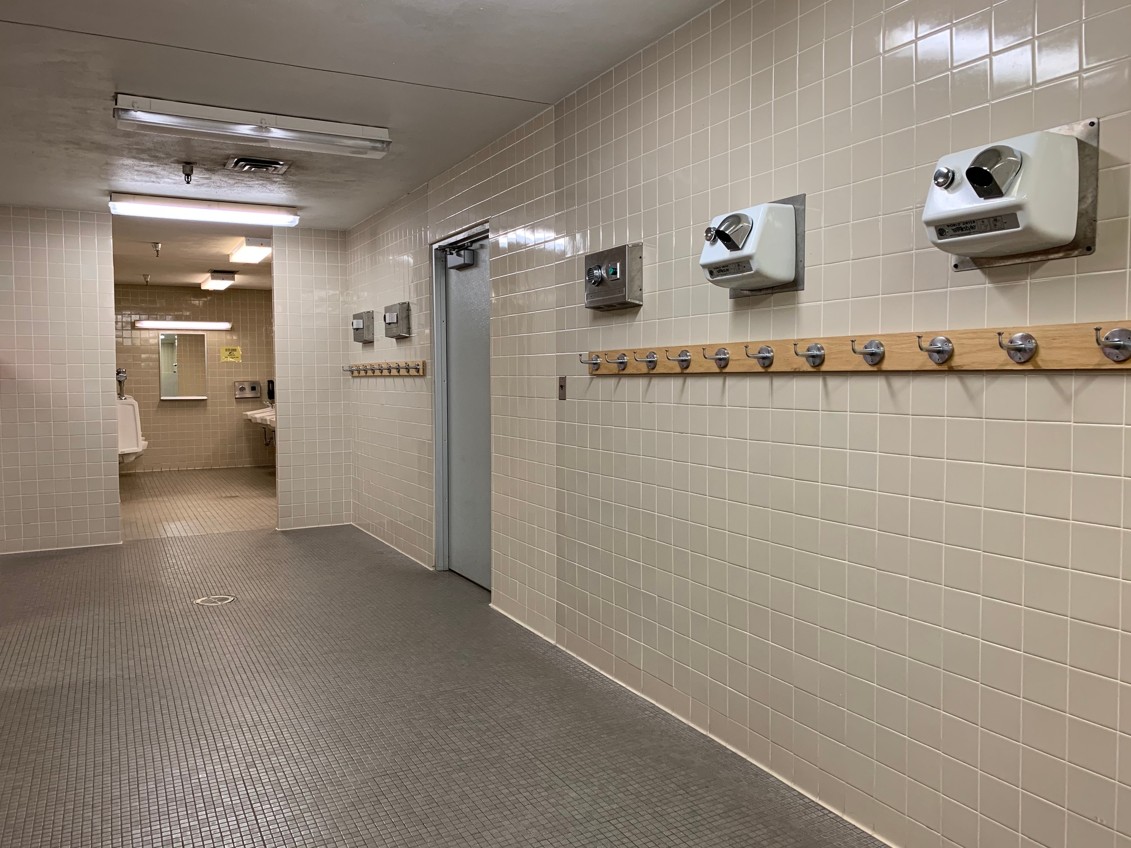 Shower Area, Men's Public Locker Room 110