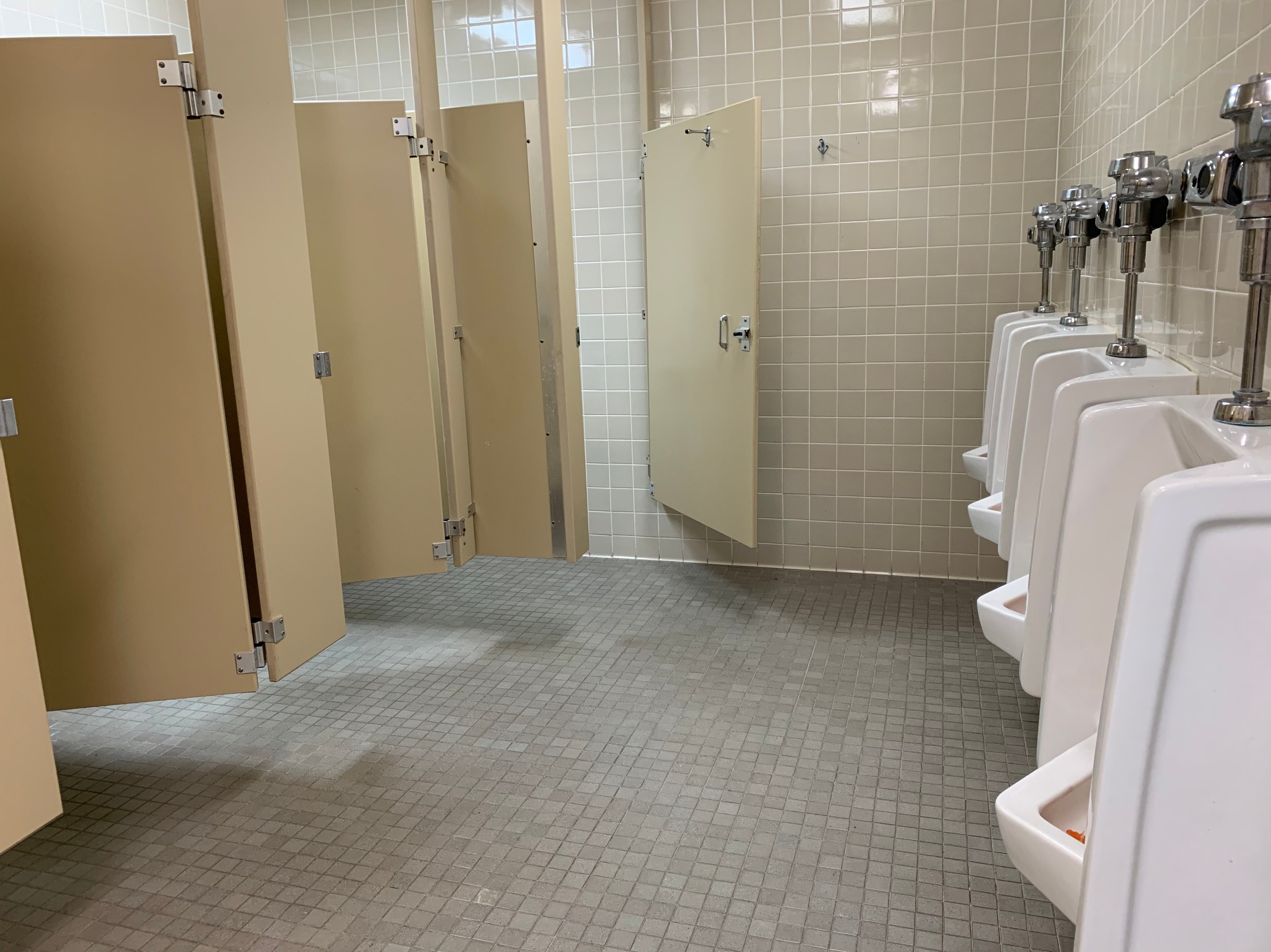 Bathroom Stall Area, Men's Public Locker Room 110