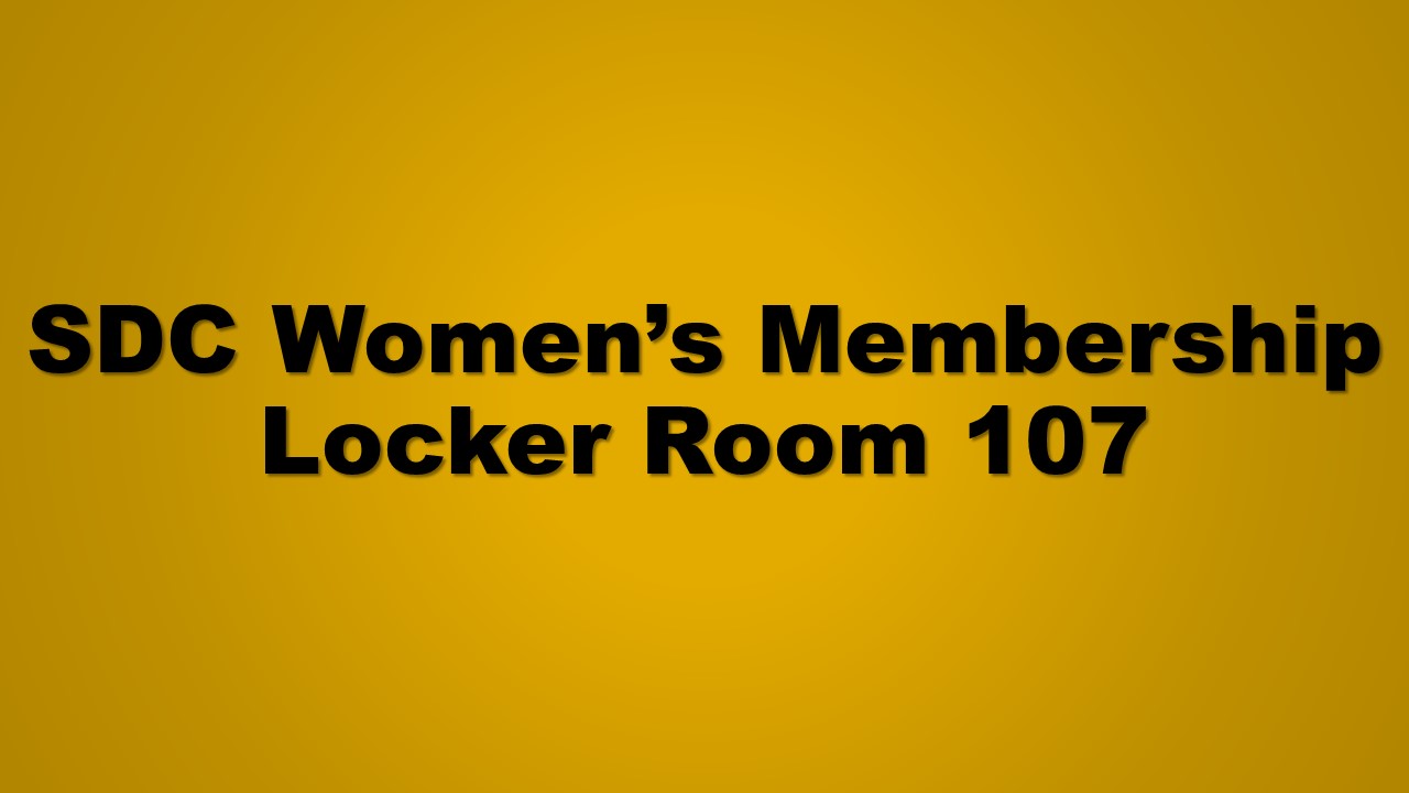 SDC Women's Membership Locker Room 107