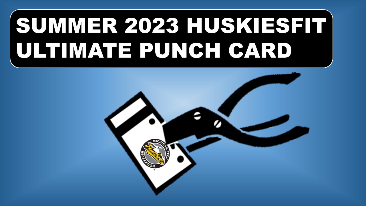 Summer 2023 HuskiesFit Ultimate Punch Card